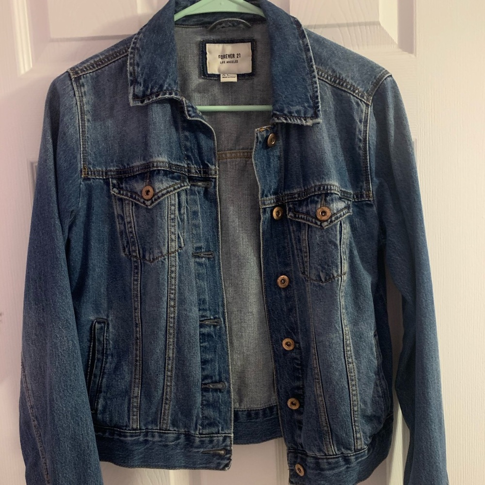 dark wash denim jacket